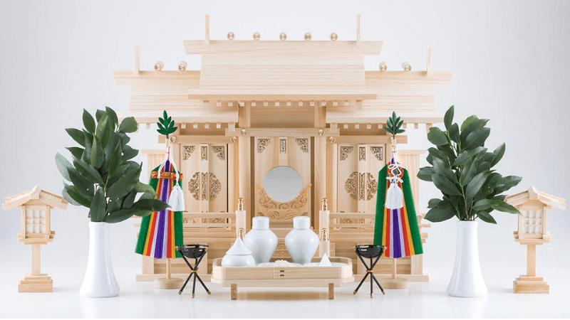 神棚に宝くじを保管する際の置き方